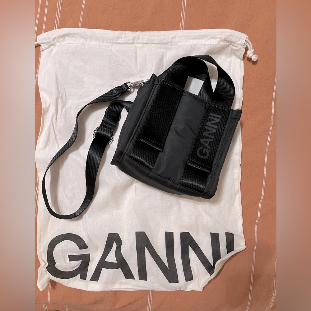 Ganni Tech Mini Tote